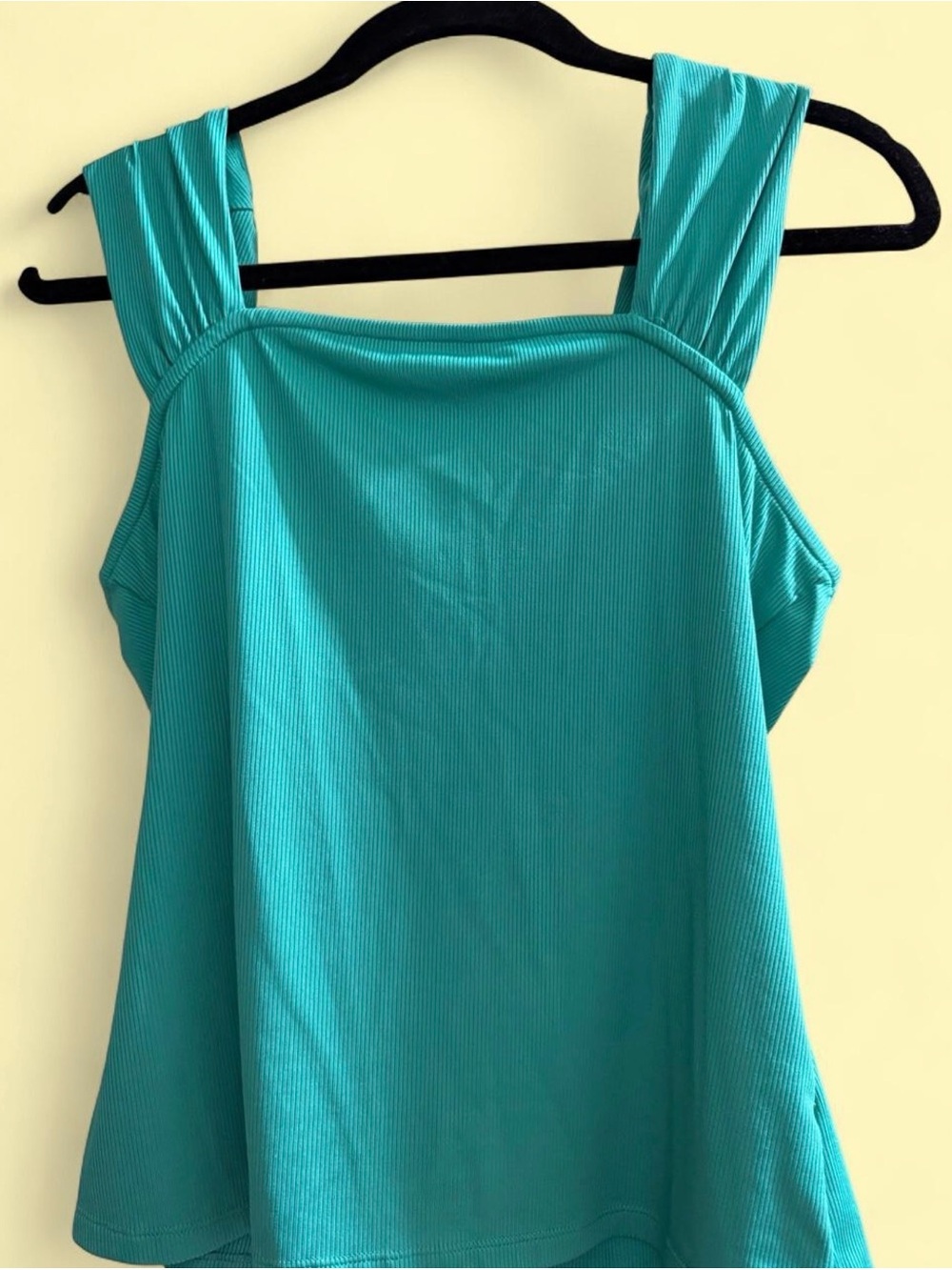 Women’s Square Neck Tank Top in Teal